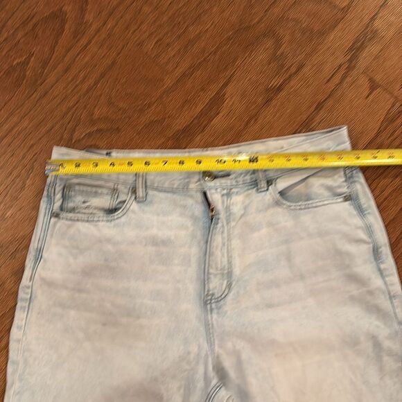 American Eagle jeans, distressed, white washed, size 14 - Picture 6 of 14